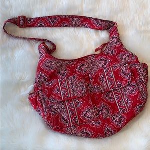 Vera Bradley Large Crossbody in “Frankly Scarlet”